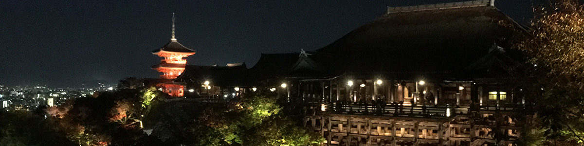 清水寺の夜景